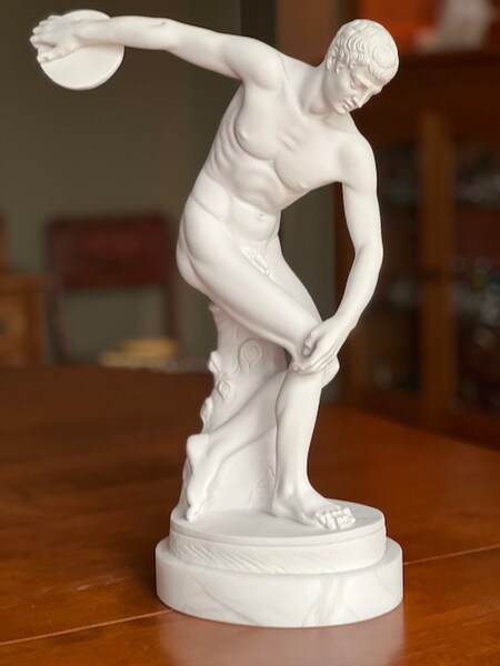 Discobolus Sculpture Discus Thrower Statue replica Myron Nazionale